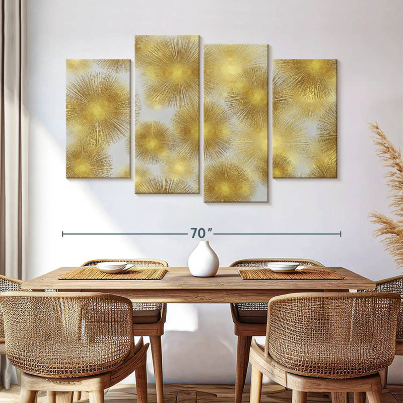 Avery Sunburst Cluster, 42" H x 68" W