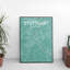Stuttgart City Map - No Frame Print-583517056