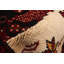 One-of-a-Kind 3'2" x 5'10" 1980s Rectangle Wool Area Rug in Black and Cream