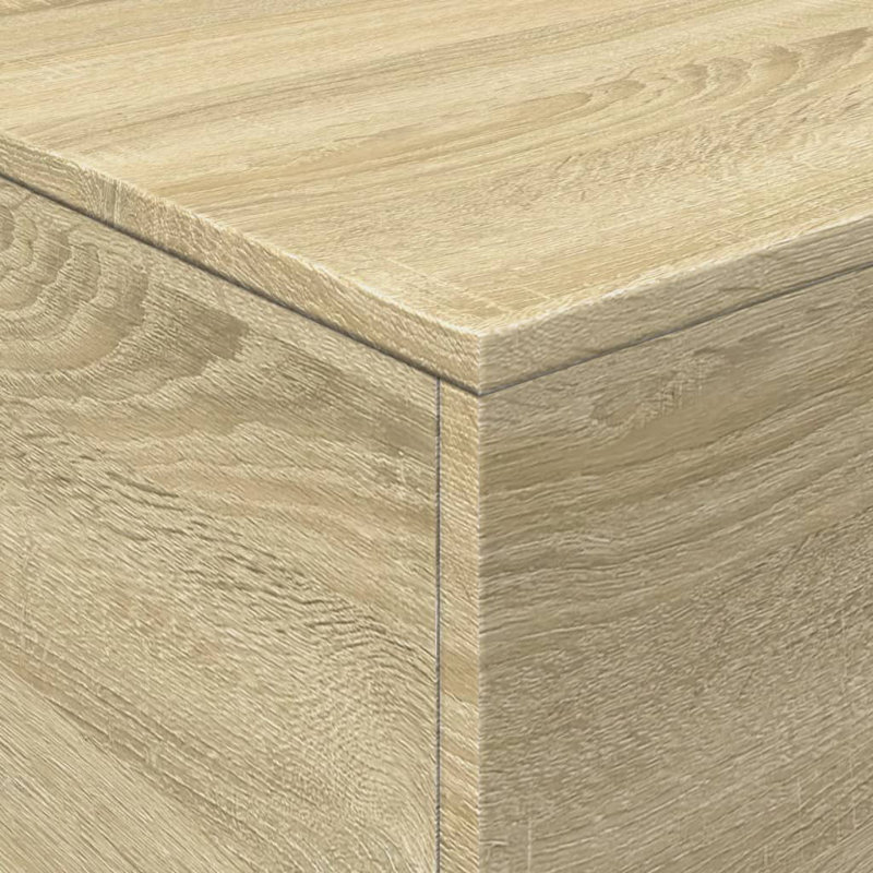 Caolain Block Coffee Table, Sonoma Oak