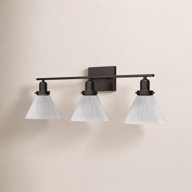 Catalina 3-Light Dimmable Bath Sconce, English Bronze