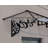 Palram - Canopia Lily 9' x 3'  Acrylic Galvanized Steel Stationary Dome Door and Window Awning Black/Clear-70335145