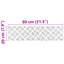 Silver Aluminium Stair Treads Rectangular-1426036006