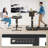 Buchholtz 120cm W Board Height Adjustable Rectangle Standing Desk-1369404261