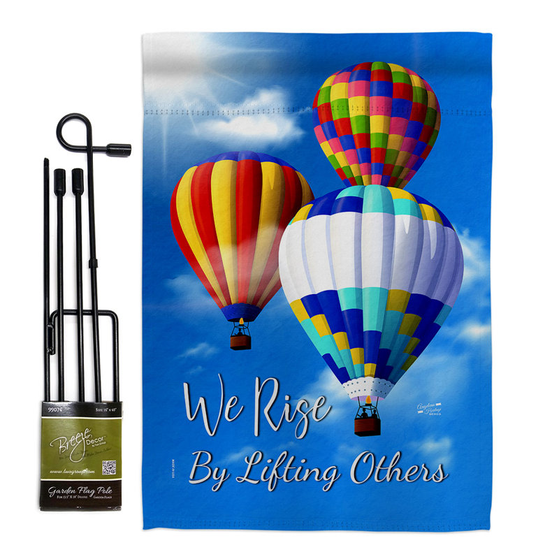 Ensemble de drapeaux en polyester 18,5 po x 13 po Hot Air