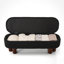 Joddie Upholstered Flip Top Storage Bench with Solid Wood Leg-1035441195