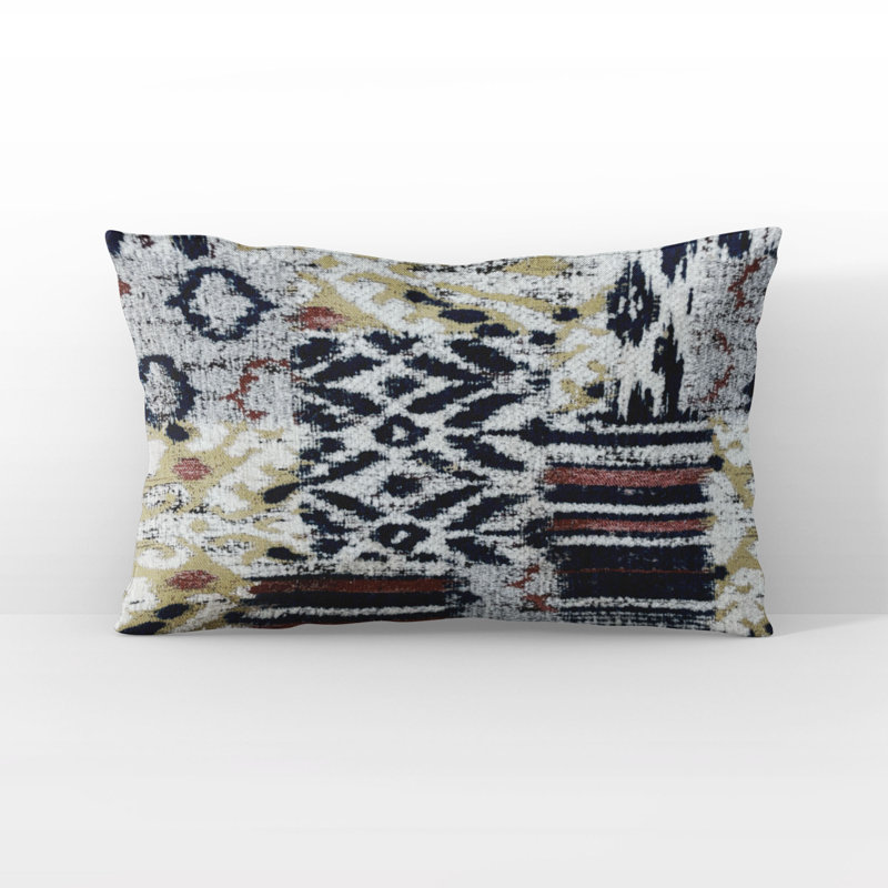 Oreiller de luxe en Damas Free Spirit, 20 po x 30 po, Coussin lombaire