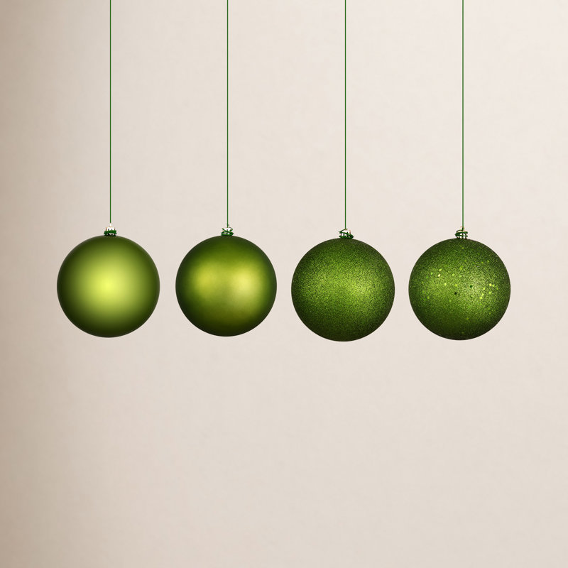Holiday Décor Ball Ornament, 20, White, 2.75" H x 2.75" W x 2.75" D