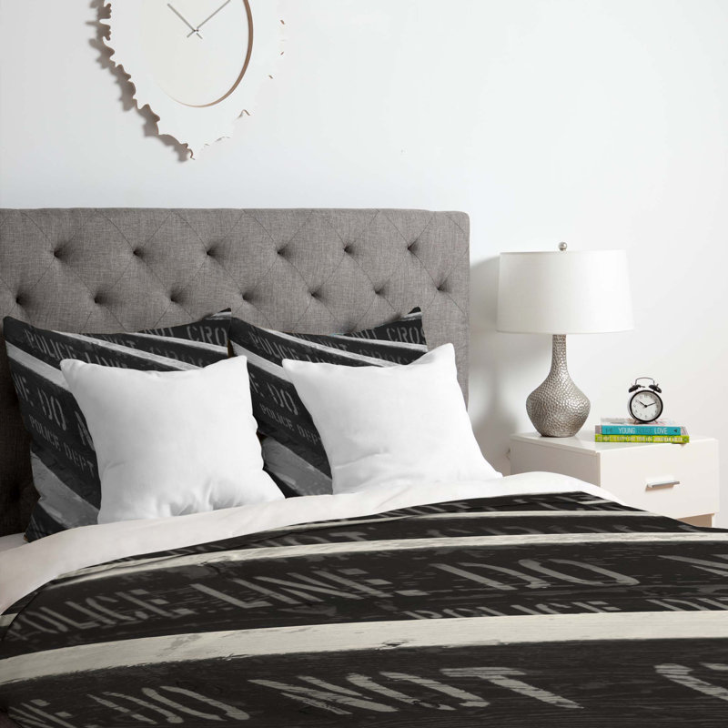 Leonidas Oxby Polyester Duvet Cover, Twin/Twin XL Duvet Cover + 1 Standard Sham