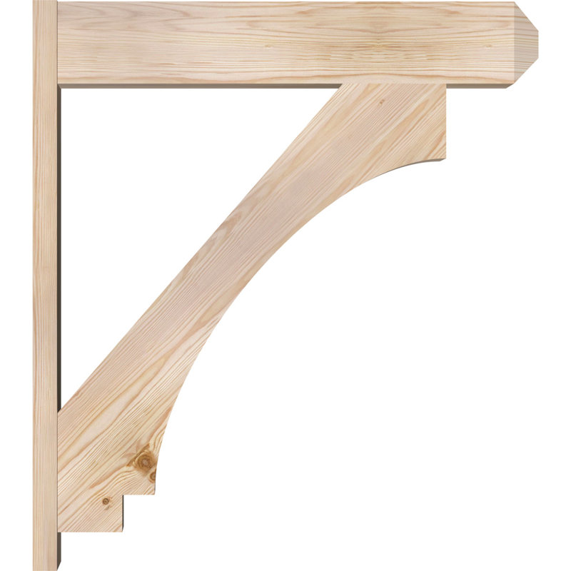 Persienne impériale, Sapin Douglas de 7 1/2 po (lisse), P 34 po x H 38 po