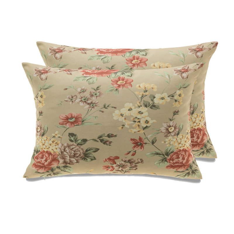 Coussin rectangulaire en polyester Florence, Mélange de duvet