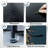 4 Drawer Dresser for Bedroom, Narrow Chest of Drawers, Wooden Top and Study Iron Frame 18"x37.5"-(WxH)
