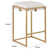Upholstered Counter Stool with Metal Frame