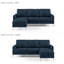 Eyler 4 Seater Velvet Sofa-1327487554