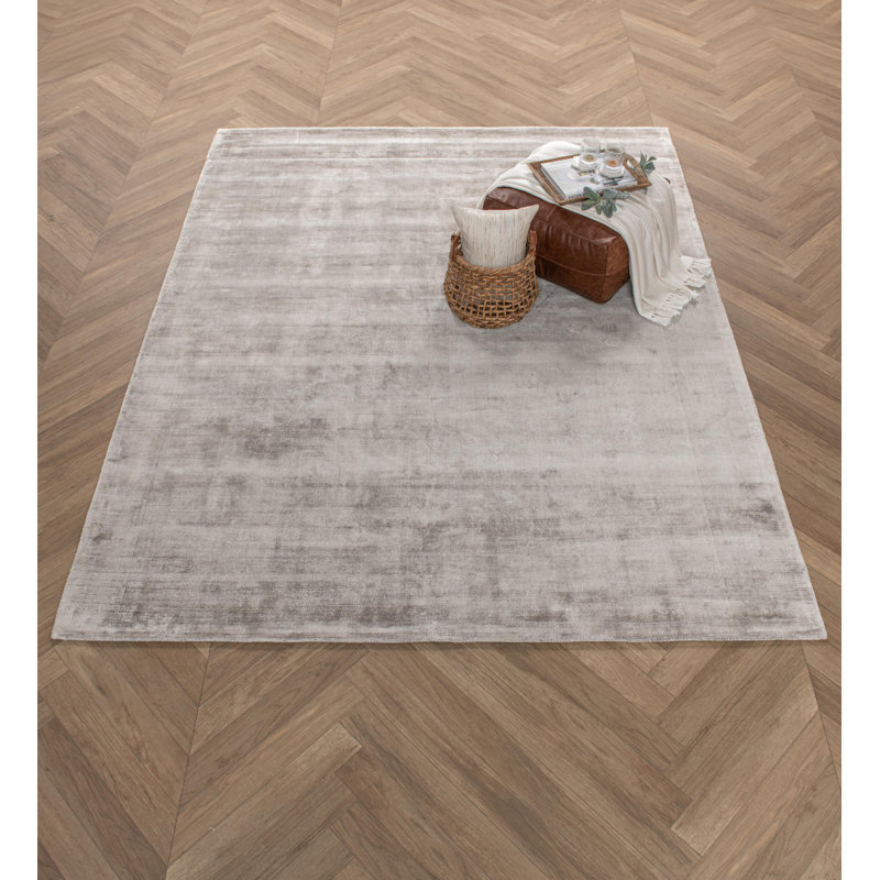 Lowesdale Flatweave Area Rug, Rectangle 5' x 8', Dove Gray