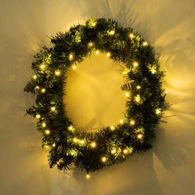 Faux PVC,PE 55cm Wreath