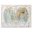 Ancienne carte du monde II - impression sur toile tendue-59642339