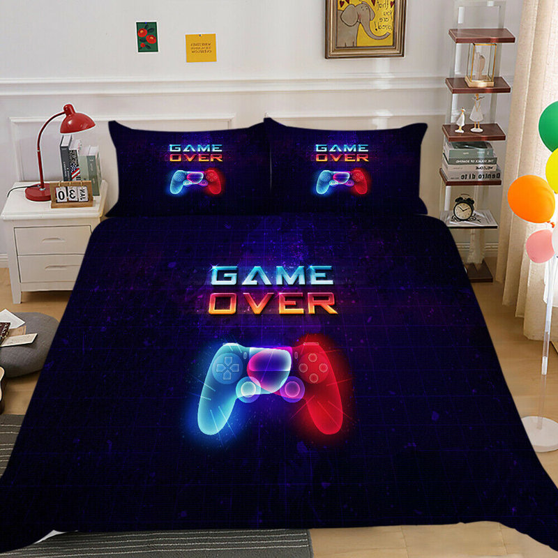 Emley Abstract Duvet Cover with Pillowcases Included, 140 x 200cm Duvet Cover + 1 Housewife Pillowcase