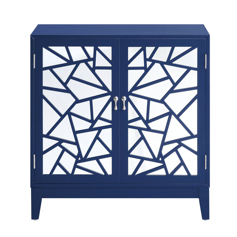Einstein Blue Finish Console Cabinet