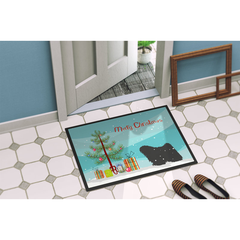 Tapis de porte d’intérieur anti-dérapant puli, Rectangle 2 pi x 3 pi