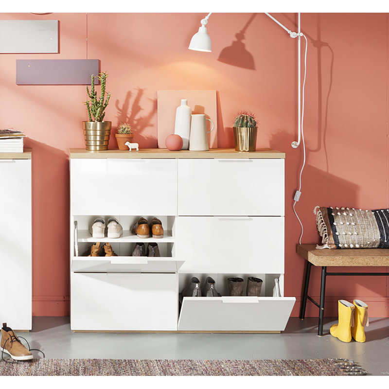 Mundi 18 Pair Shoe Storage Cabinet
