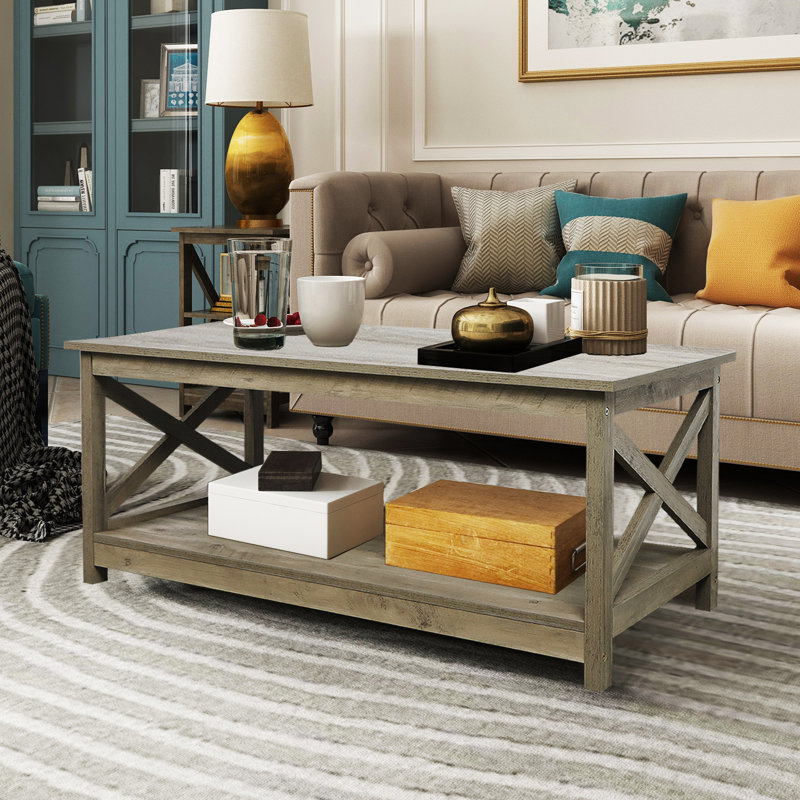 Edwardson Coffee Table, Washed Oak