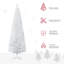 Arbre de Noël artificiel 6 pi HOMcom-1992657444-1992657445