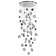 Balery 23 - Light Dimmable LED Sphere Chandelier