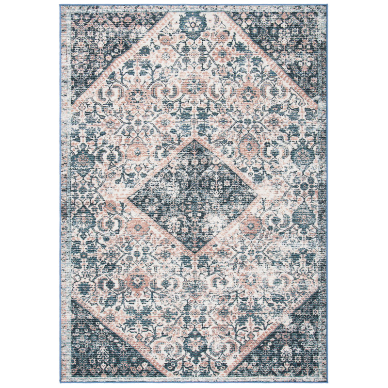 Cymone Performance Machine Washable Oriental Rug, Rectangle 4'4" x 6'