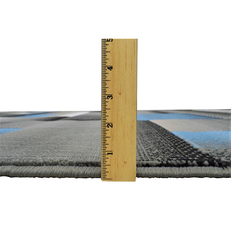 Giannino Geometric Indoor Rug, Runner 2' x 7'