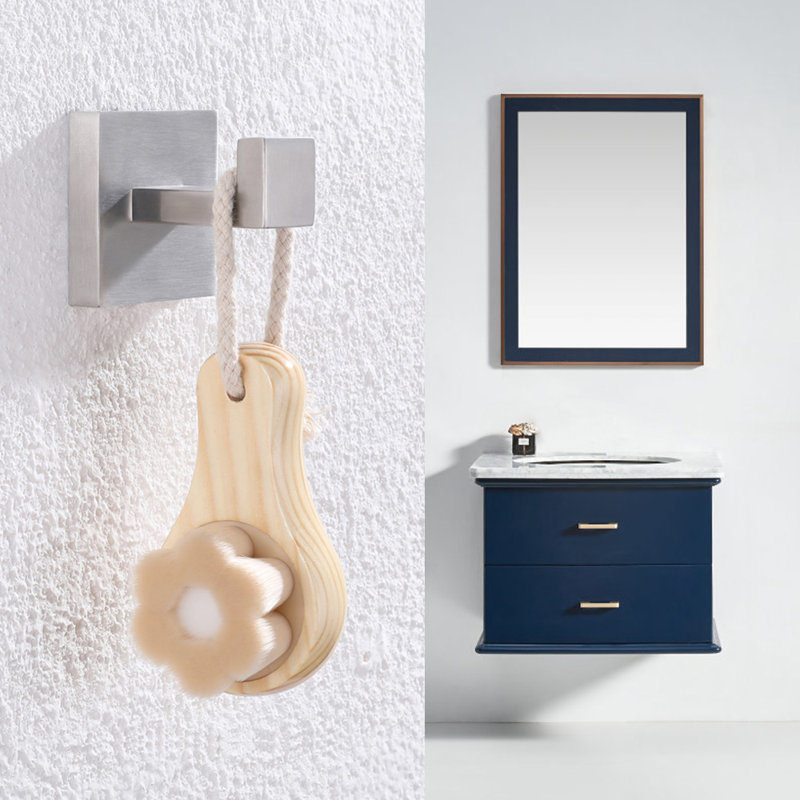 Wall Mounted Towel Hook, Brushed