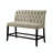 Karekin Dining Table with 4 Side Chairs and Bench in Grey