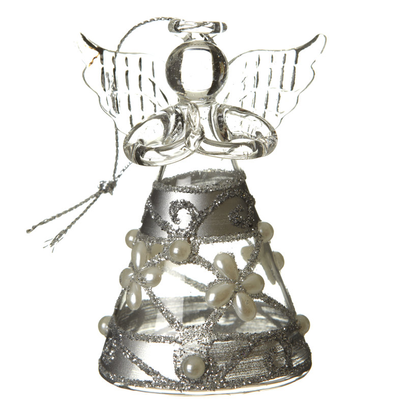 Mcdaniel 8cm Glass Hanging Figurine Ornament