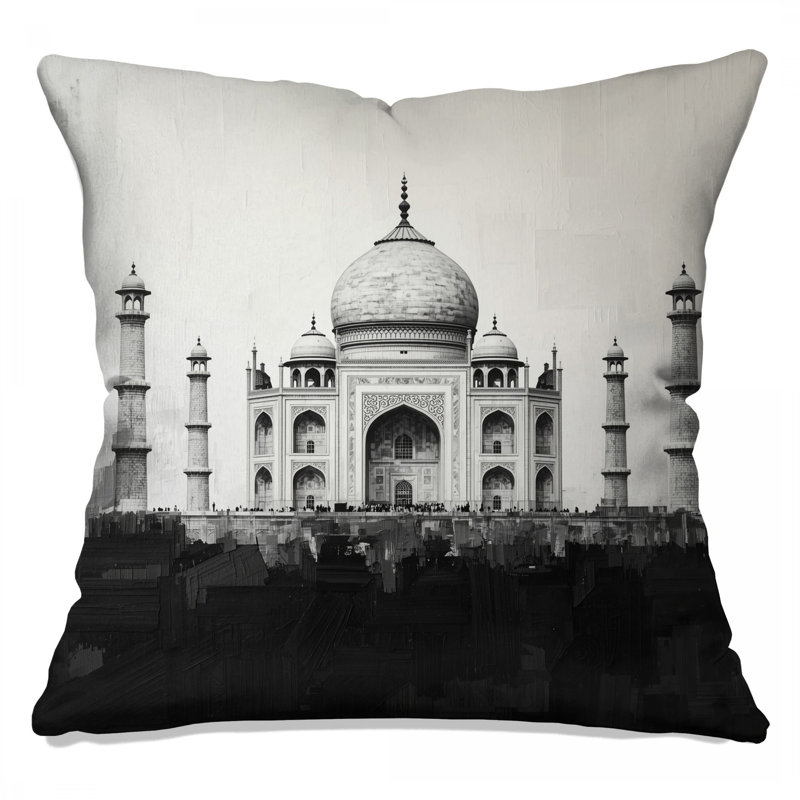 Coussins décoratifs Taj Mahal, 18 x 18 pouces