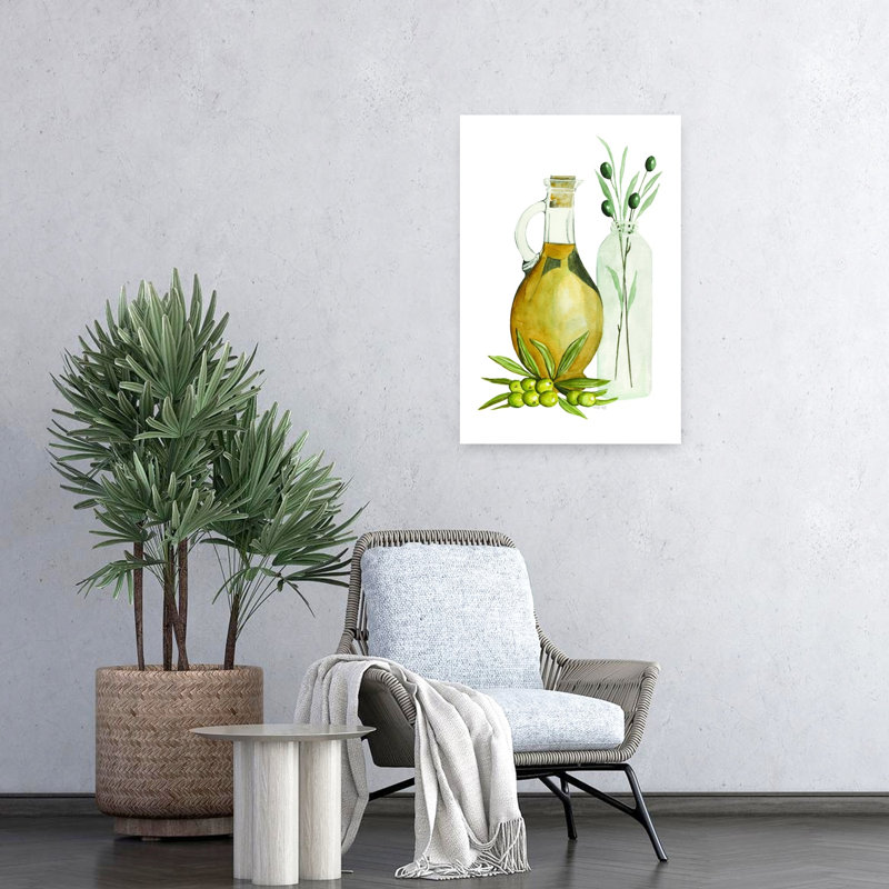 Pot d'huile d'olive I, art contemporain, H 24 po x l 16 po