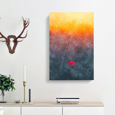 Sunset In Portugal - Wrapped Canvas Painting