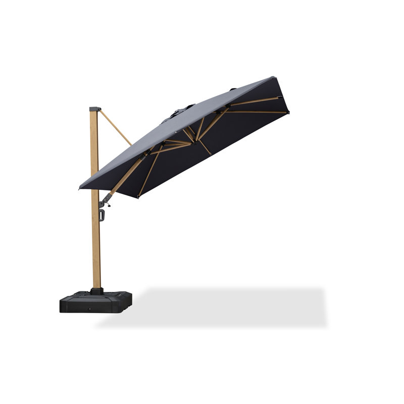 Parasol de patio en porte-à-faux 9 x 9 pi MEB Arlmont & Co. Palace, Gris