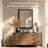 30X40" Floating Modern Bathroom Mirror, Beveled Aluminum Frame Wall Mirror For Vanity, Anti-Rust Hd Copper-Free Silver Mirror, Vertical/Horizontal Easy Installation, Brushed Black-391333730