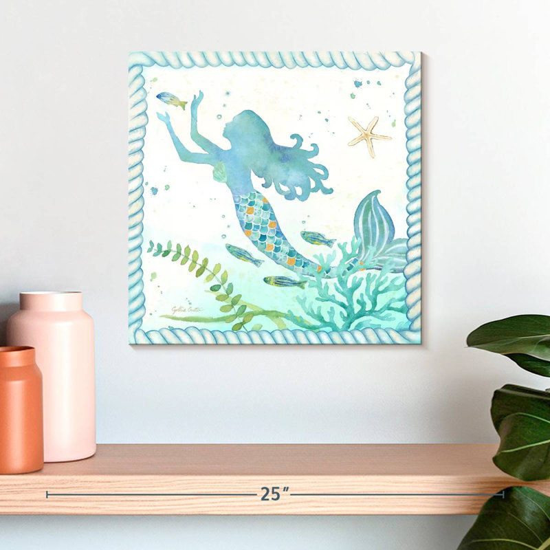 Kelan Mermaid Dreams I, 16" H x 16" W
