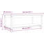 Solid Wood Four Leg Coffee Table with Storage-1704739147