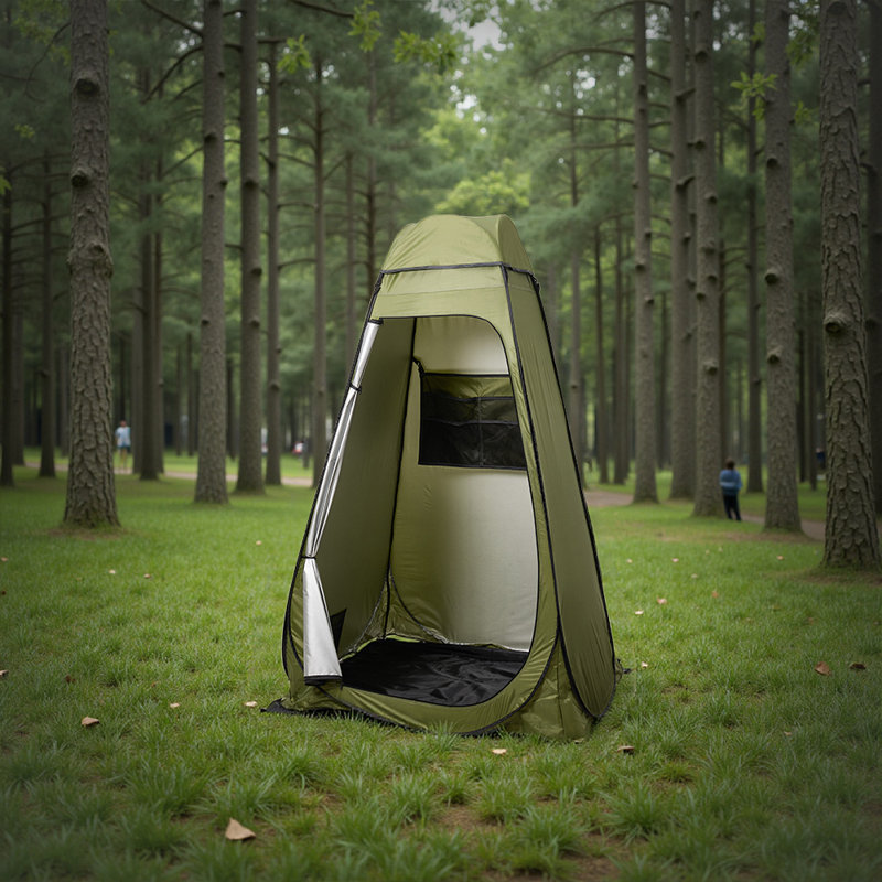 Fully automatic tent with canopy mesh, Green