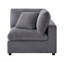 Canapé modulaire 2 pièces Chelsea - gris anthracite