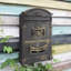 Metal Post Mounted Post Box