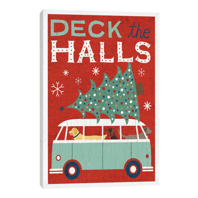 Deck the Halls 1 Piece Wall Art on Canvas