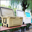 Glacière rotomoulée kaki 65QT pour le camping, la pêche et les activités de plein air avec isolation supérieure-1392441609
