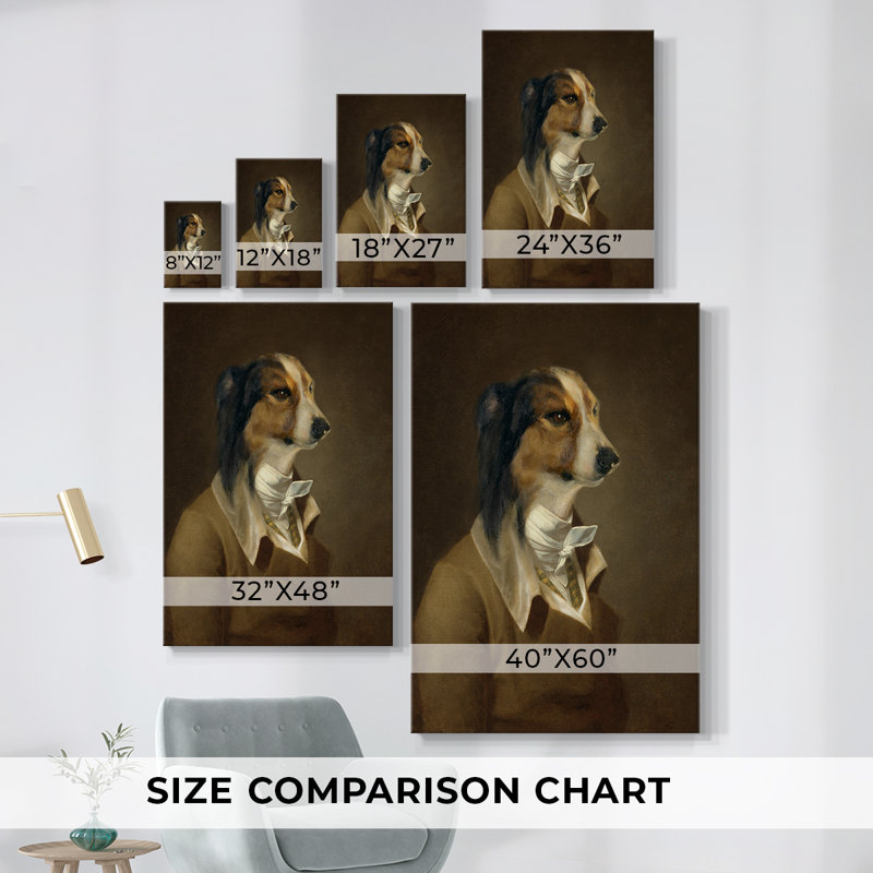Sir Hound - Cavalerie enveloppée, H 18 po x l 12 po