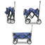 Lavender 25cm H x 80cm W x 44cm D 50kg Garden Portable Hand Truck Trolley-881242299
