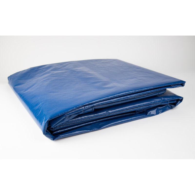 Royal Blue Rectangular In-Ground Winter Pool Cover 16 ft x 36 ft