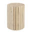 Table de bout cylindrique en bois massif