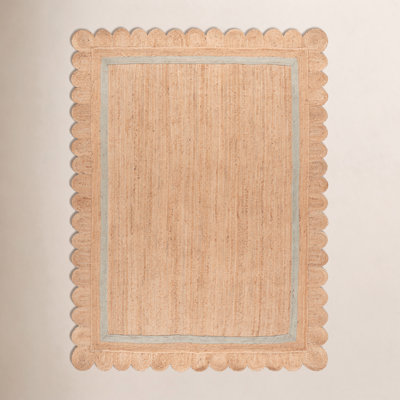 Inaki Hand-Woven Geometric Jute Rug